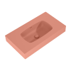 Elita DIMPLE Umywalka 80 ścienna MARMUR TERRA PINK MATT 168859 / RE040800026600